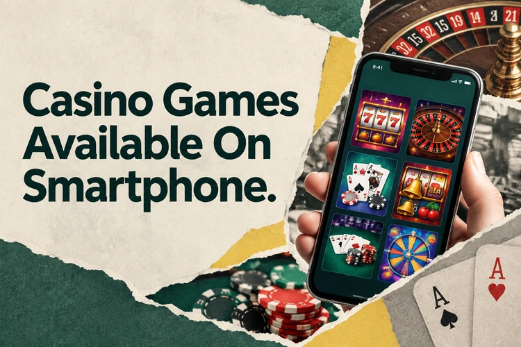 Casino Games Available On Smartphone